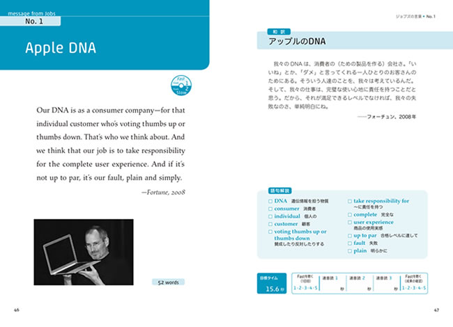 1日10分「英語回路」育成計画: 超音読レッスン「スティーブ・ジョブズスピーチ編」