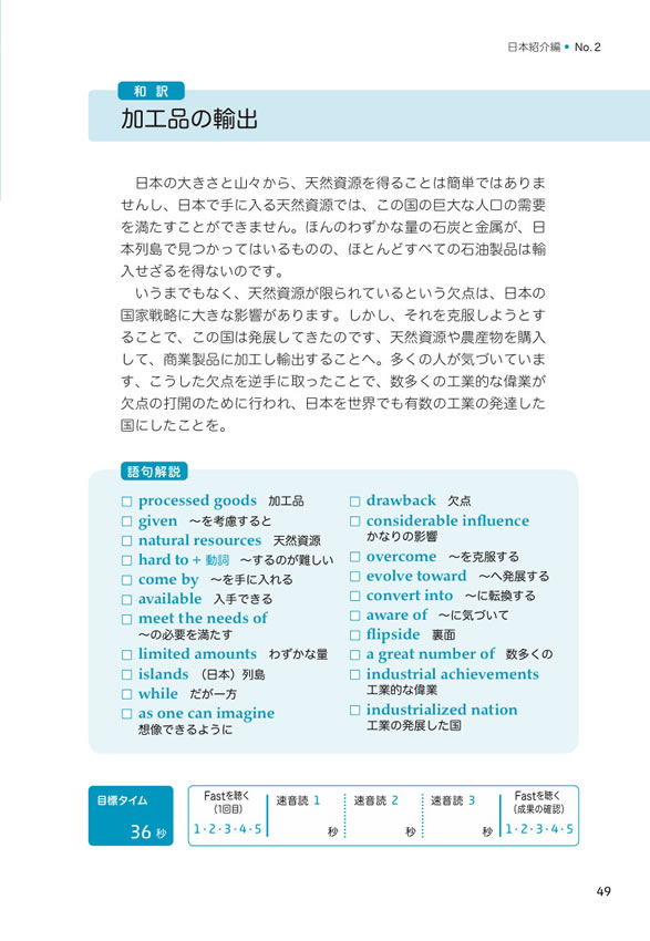 1日10分「英語回路」育成計画: 超音読レッスン「日本紹介編」