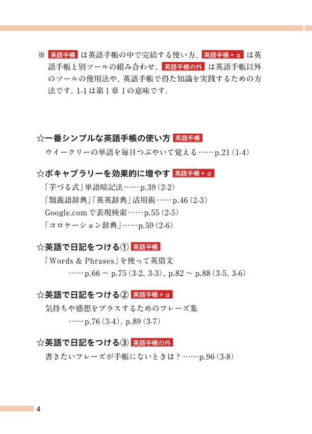 英語手帳120%活用法