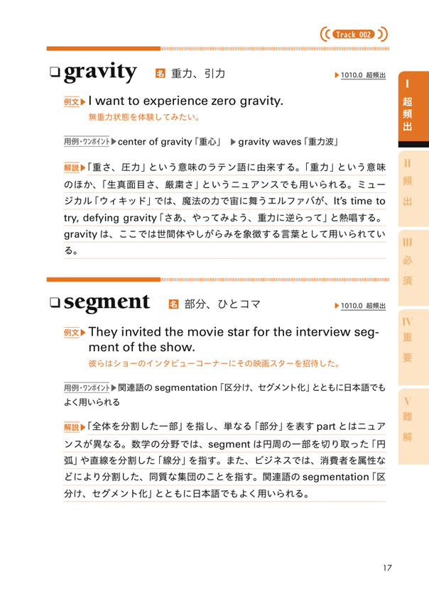 TOEFLによく出るアカデミック英単語