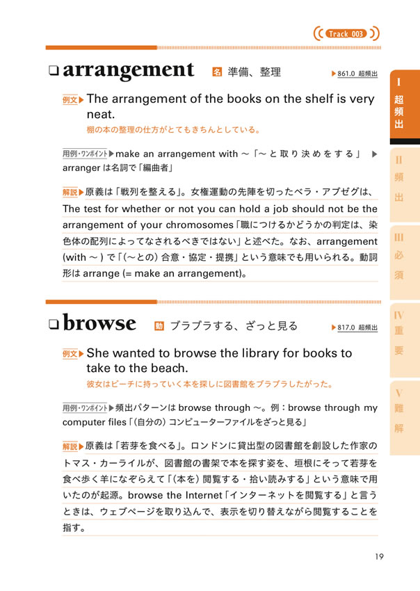TOEFLによく出るアカデミック英単語