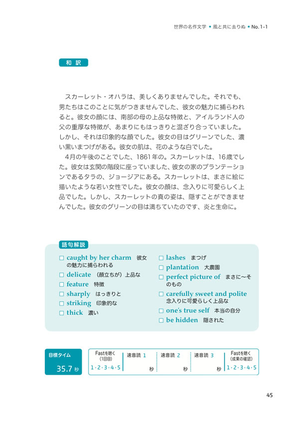 1日10分「英語回路」育成計画:超音読レッスン 世界の名作文学編