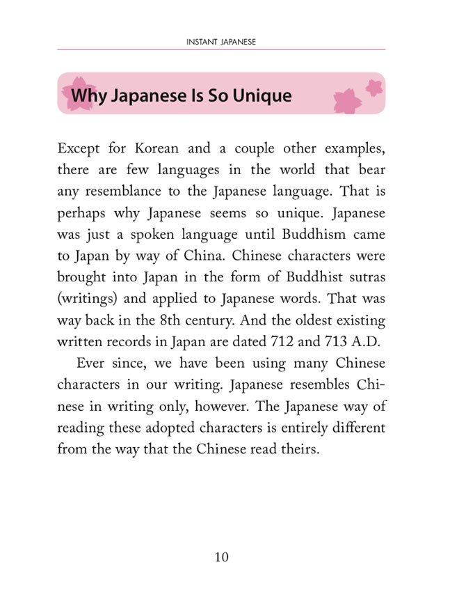 Instant Japanese [Revised Edition]