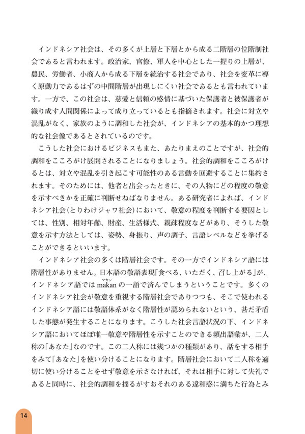 ビジネスに役立つインドネシア語