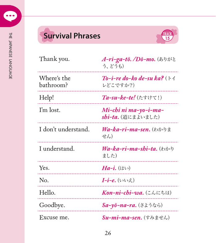 Instant Japanese [Revised Edition with CD]