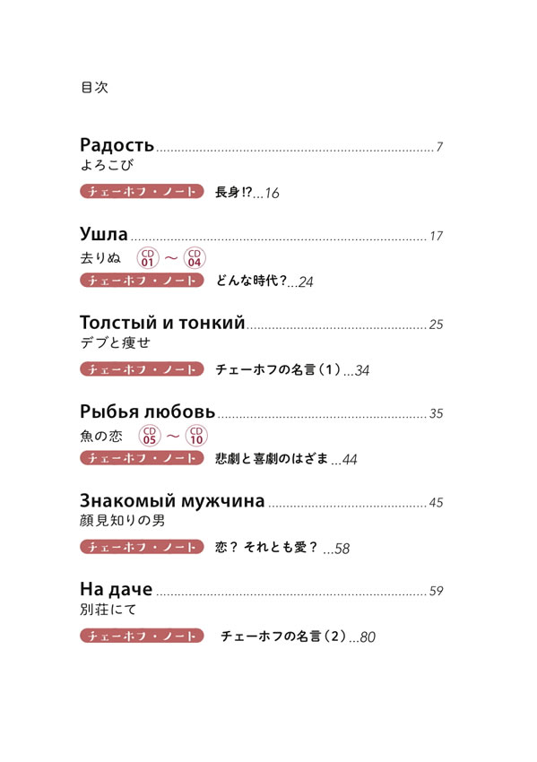 日露対訳 チェーホフ短編集