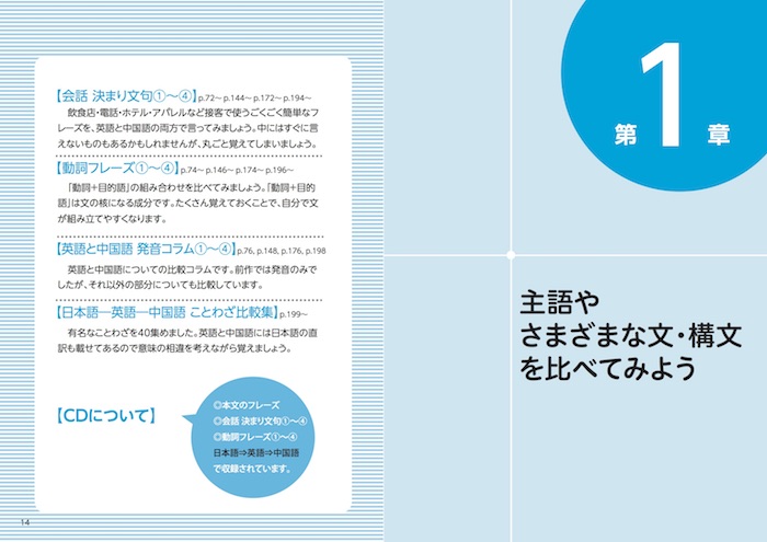 中国語は英語と比べて学ぼう！実践編