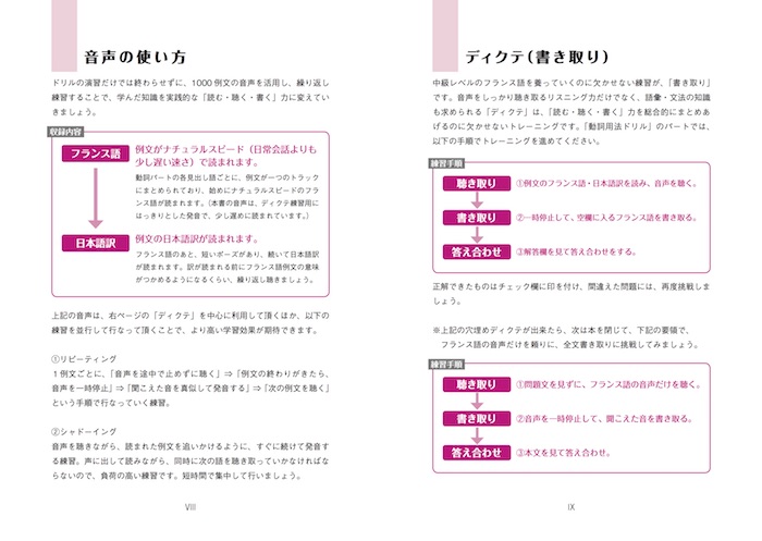 フランス語の応用力をしっかり育てる！解いて力がつく久松式ドリル　中級編