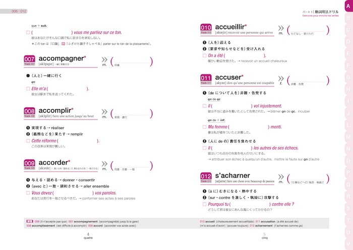 フランス語の応用力をしっかり育てる！解いて力がつく久松式ドリル　中級編