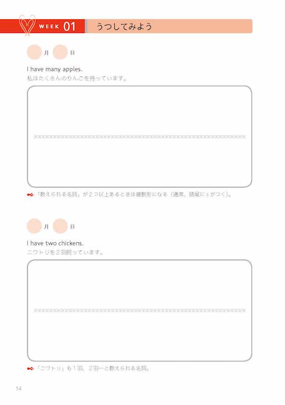 1日5分英語日記