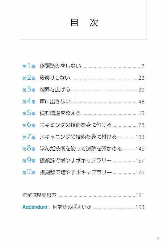 英語の速読入門