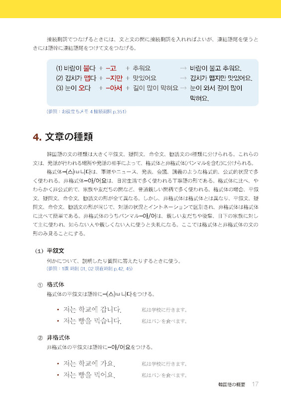 実用韓国語文法＜初級＞