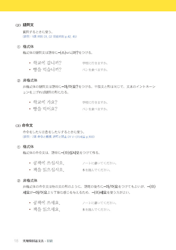 実用韓国語文法＜初級＞