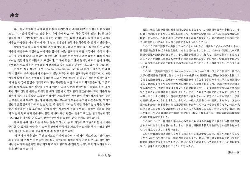 実用韓国語文法<上級>