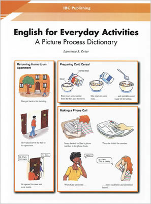 イラストでわかる日常生活の英語表現 英語版 (English for Everyday Activities: A Picture Process Dictionary)/ローレンス・J・ヅヴァイヤー (イラストでわかるシリーズ/IBCパブリッシング)表紙