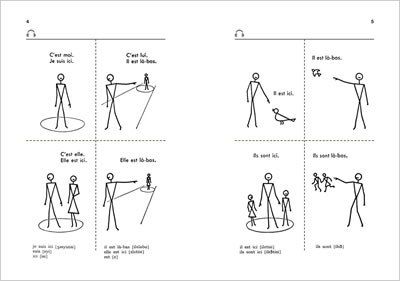 絵で見るフランス語  中身サンプル