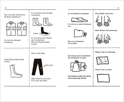 絵で見るドイツ語 Book 2 中身サンプル